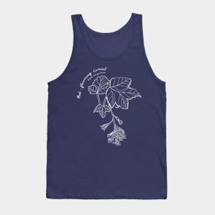 Red-flowering Currant line art Tank Top